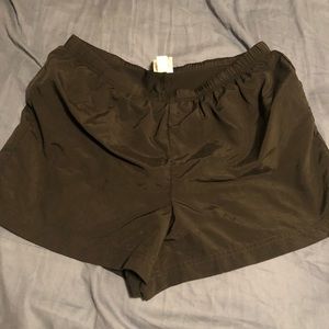 Lands End size 8 Black Running Shorts
